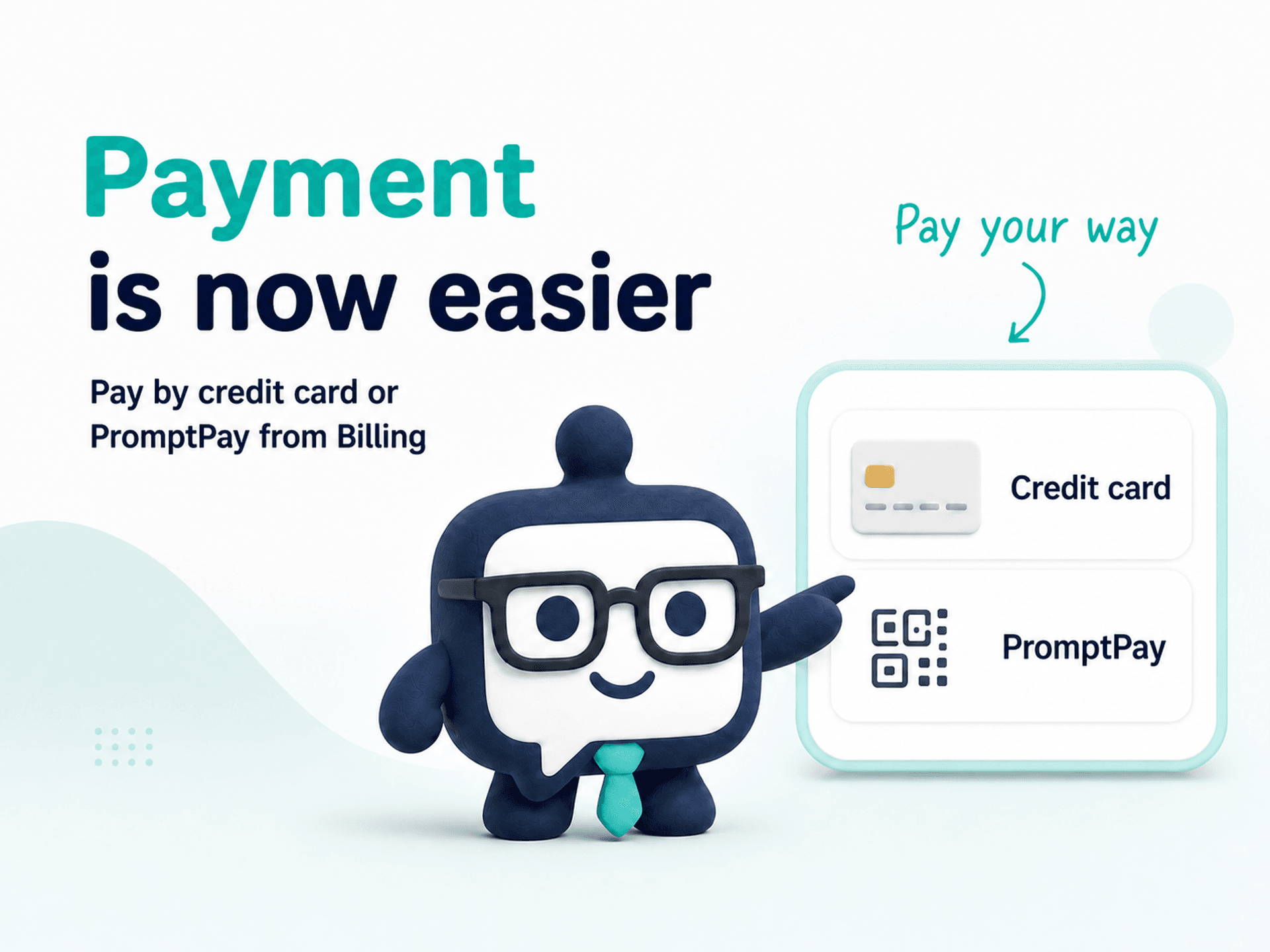 Pay for Your KaoJai Plan with Credit Card or PromptPay