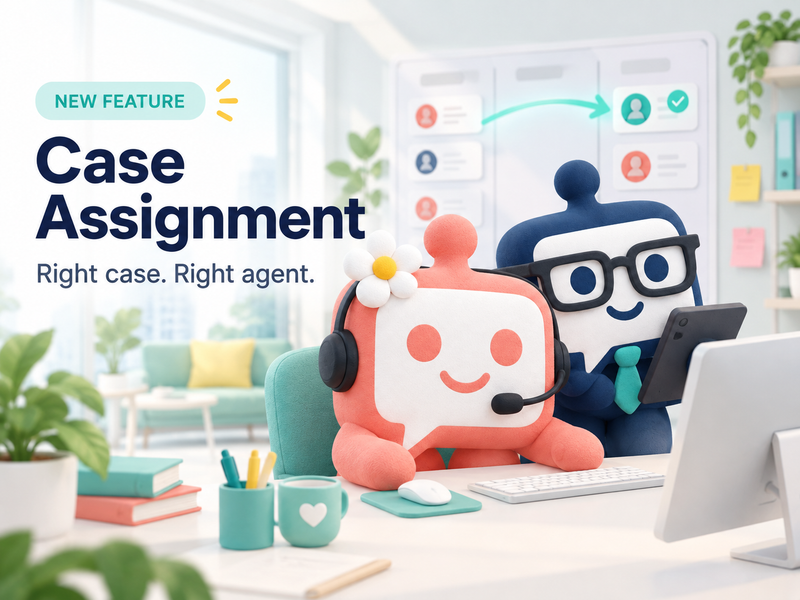 Case Assignment: Turn Customer Chats into Trackable Work