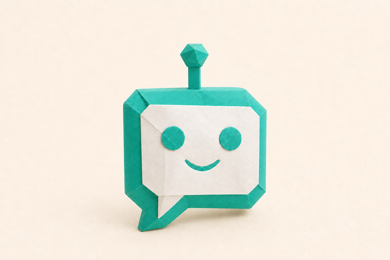 Preview of 2026-07-16-kaojai-origami-mascot-straight-antenna.png